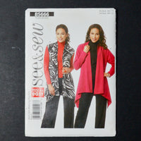 See + Sew B5666 Misses' Cardigan Sewing Pattern - Size A (XS-XXL)