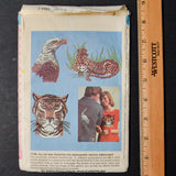 Simplicity 7116 Yellow Wax Transfers for Endangered Species Embroidery - Missing Panda