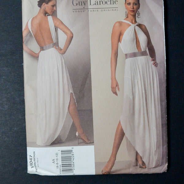 Vogue V1047 Guy Laroche Misses' Dress Sewing Pattern- Size AA (6-12)