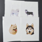 Husky & Samoyed Cross Stitch Pattern Bundle - Set of 4