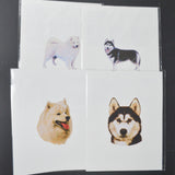 Husky & Samoyed Cross Stitch Pattern Bundle - Set of 4