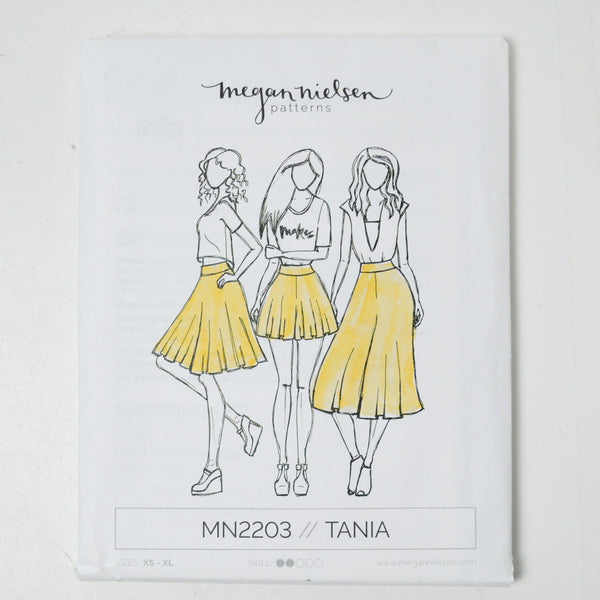 Megan Nielsen MN2203 Tania Culottes Sewing Pattern - Size XS-XL