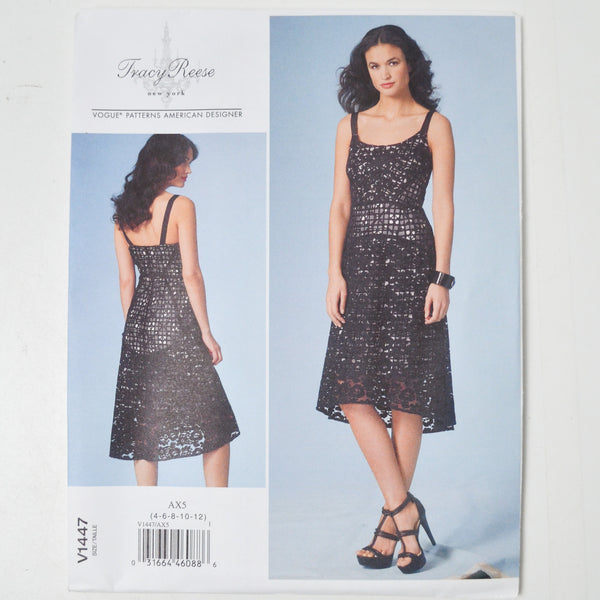 Vogue V1447 Tracy Reese Misses' Dress Sewing Pattern - Size AX4 (4-12)