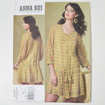 Vogue V1177 Anna Sui Misses'/Misses' Petite Dress and Slip Sewing Pattern - Size BB (8-14)