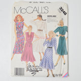 McCall's 3248 Dress + Tie Belt Sewing Pattern - Size 10
