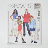McCall's 3828 Girls' Plus Unlined Jacket, Pants + Skirt Sewing Pattern - Sizes 10 1/2-16 1/2