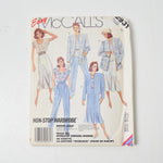 Easy McCall's Unlined Jacket, Top, Skirt + Pants Sewing Pattern - Size 10