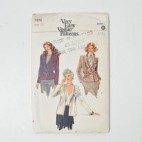 Very Easy Vogue 7276 MIsses' Jacket Sewing Pattern - Size 10