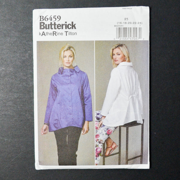 Butterick B6459 Misses Top Sewing Pattern - Size F5 (16-24)