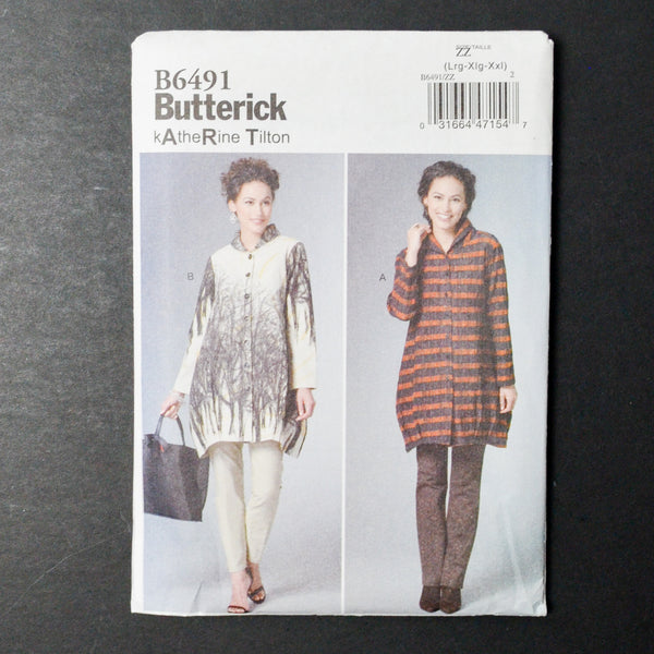 Butterick B6491 Misses Shirt Sewing Pattern - Size ZZ (L-XXL)