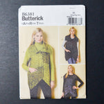 Butterick B6381 Misses Vest Sewing Pattern - Size ZZ (L-XXL)