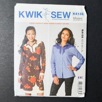Kwik Sew K4133 Misses Shirt + Dress Sewing Pattern - (XS-XL)