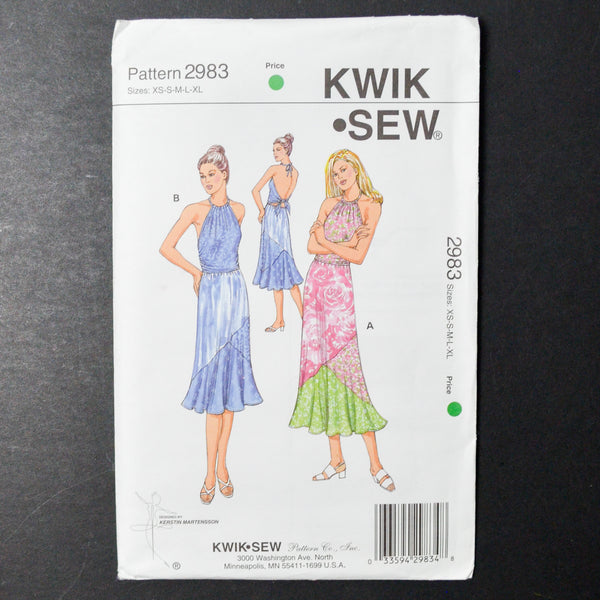Kwik Sew 2983 Skirts + Top Sewing Pattern - (XS-XL)