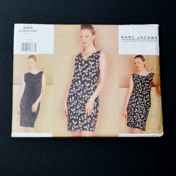 Marc Jacobs 2153 Misses Dress Sewing Pattern - (6-10)