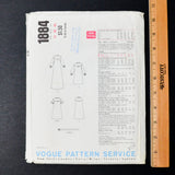 Vogue's Basic Design 1884 Dress Sewing Pattern