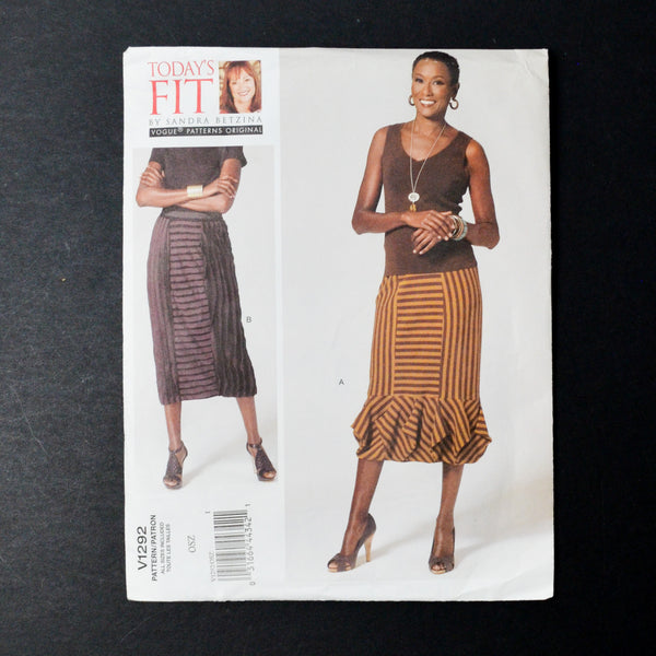 Today's Fit V1292 Skirt Sewing Pattern - (One Size)