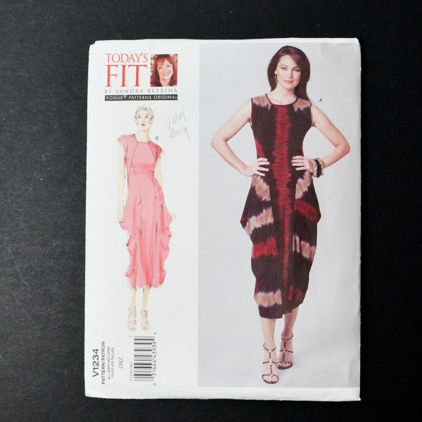 Today's Fit V1234 Dress Sewing Pattern - (One Size)