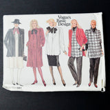 Vogue's Basic Design 1261 Misses Maternity Jacket, Dress, Top, Pants + Skirt Sewing Pattern - (12-16)
