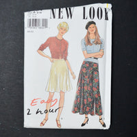 New Look 6454 Skirt Sewing Pattern - Size A (8-18)