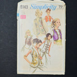 Simplicity 8143 Vest Sewing Pattern - Size 15