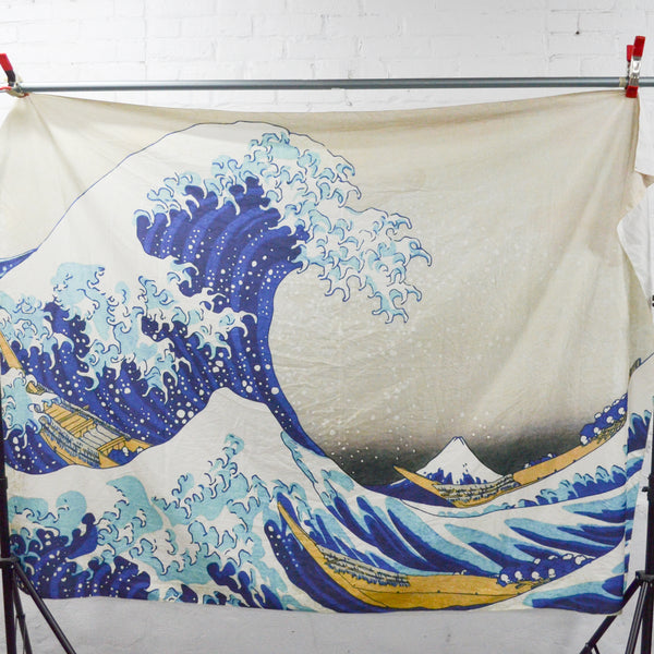 Great Wave Off Kanagawa Printed Panel - 56" x 80"