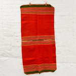Striped Orange Woven Runner - 25" x 48"