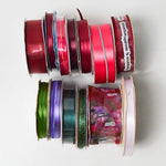 Jewel Toned Ribbon Bundle - 13 Spools