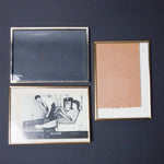 Gold Tone Metal Picture Frames - Set of 3