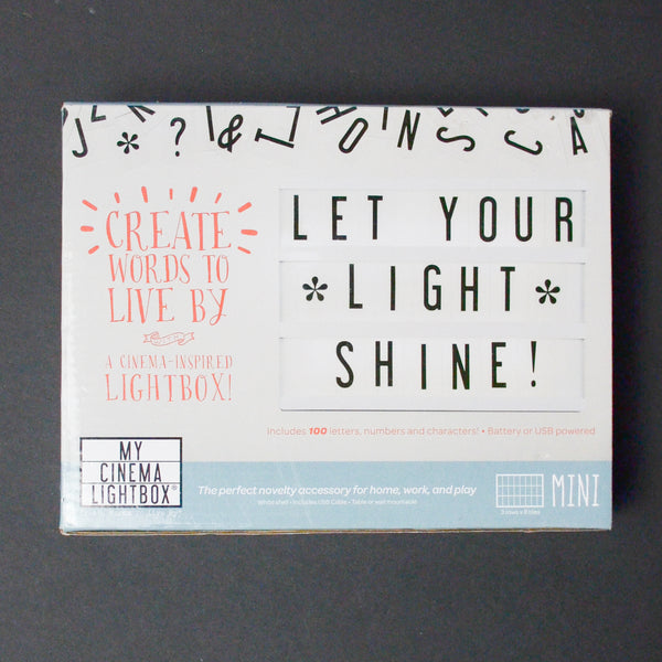 Mini Cinema Lightbox