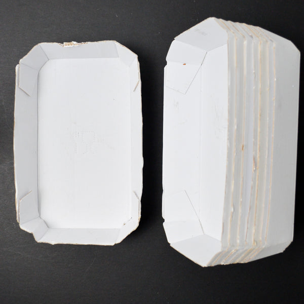White Cardboard Tray Bundle
