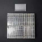 Clear Cassette Tape Cases - Set of 29