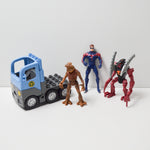 Superhero, Monster + Truck Figurine Bundle