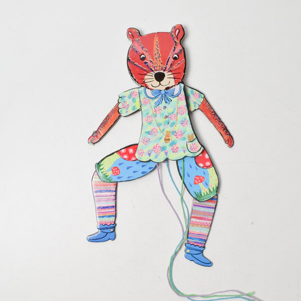 Eeboo Pull String Chipmunk Puppet