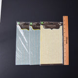Striped Chipboard Alphabet Sticker Bundle