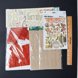 Earth Toned Chipboard Alphabet + Decoration Bundle