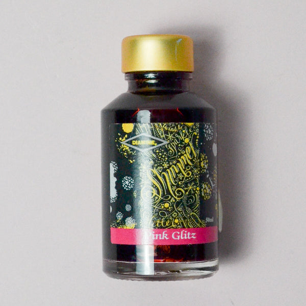 Diamine Shimmer Pink Glitz Fountain Pen Ink