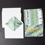 Palm Thank You Cards + Envelopes