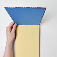 Patterned Coptic Bound Blank Page Notebook