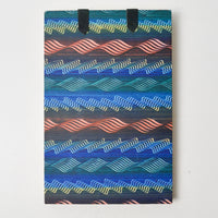 Patterned Coptic Bound Blank Page Notebook