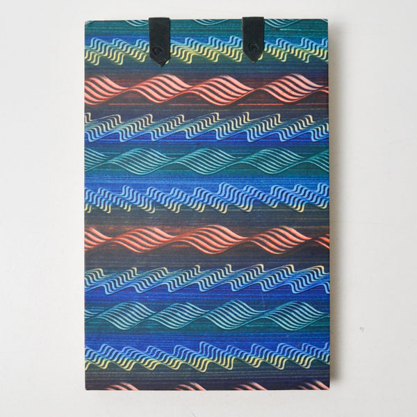 Patterned Coptic Bound Blank Page Notebook