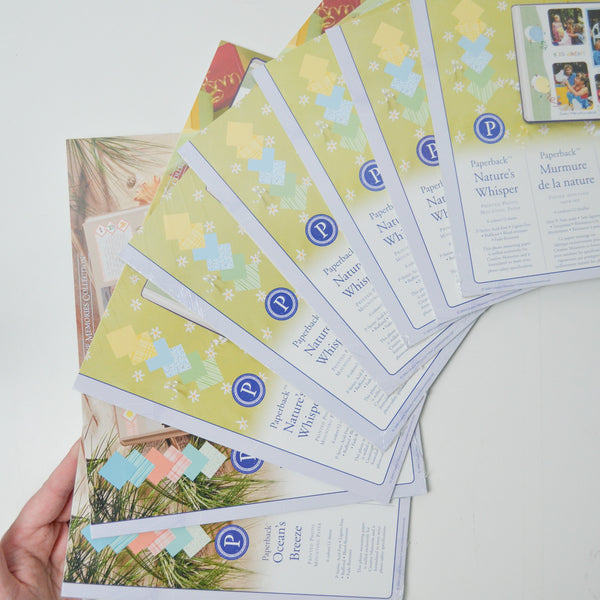 Ocean's Breeze + Nature's Whisper Creative Memories Photo Mounting Paper - 8 Packs