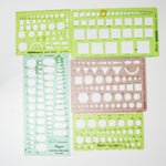Drafting Stencil Bundle - Set of 5