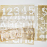 Alphanumeric Stencil Set