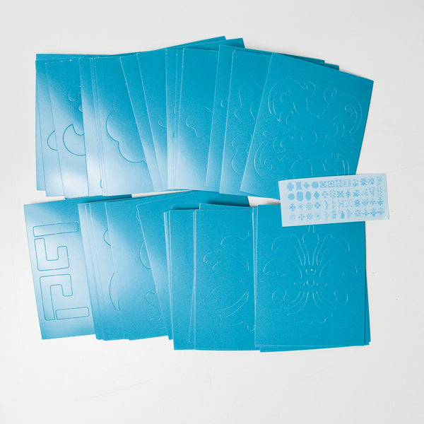 Paper Pattern Stencil Bundle