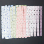 Pastel Alphabet Sticker Bundle