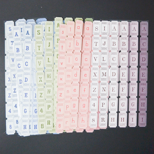 Pastel Alphabet Sticker Bundle
