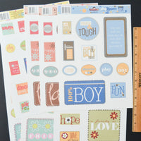 Chipboard Scrapbooking Sticker Bundle