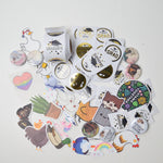 Assorted Sticker + Button Set
