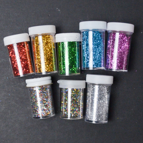 Rainbow Glitter Bundle - 8 Jars