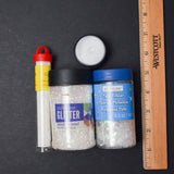 White, Cello, Iridescent + Ultrafine Glitter - 4 Tubes